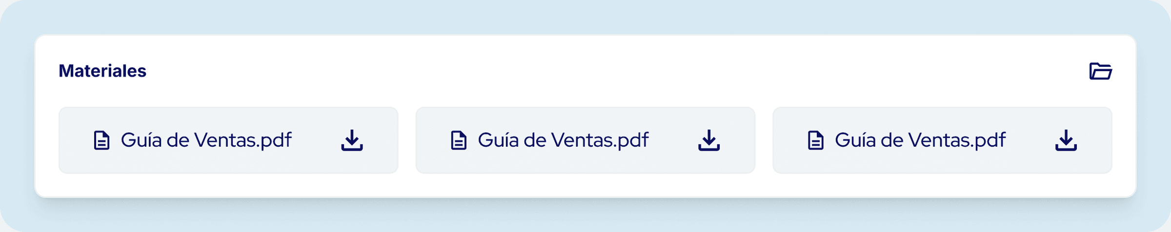 Listado de materiales descargables del programa en la plataforma Medicina Crítica